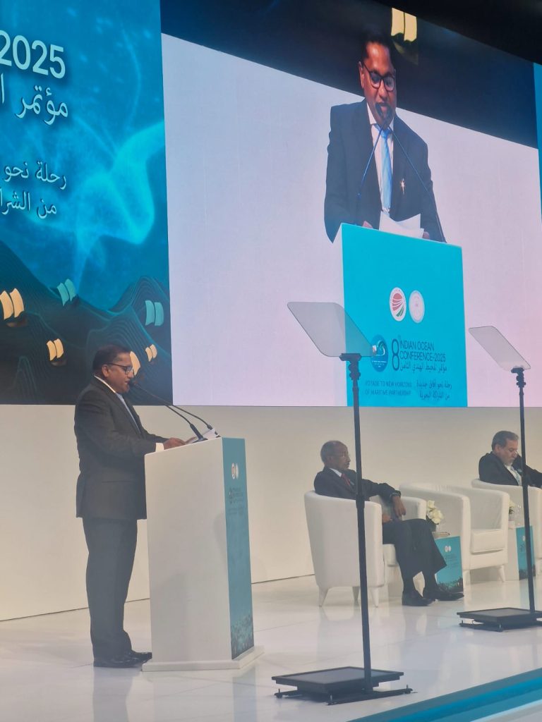 Statement by Hon. Vijitha Herath, MP Minister of Foreign Affairs of Sri Lanka 8th Indian Ocean Conference, Muscat, Sultanate of Oman Plenary 1: 'Voyage to New Horizons of Maritime Partnership'