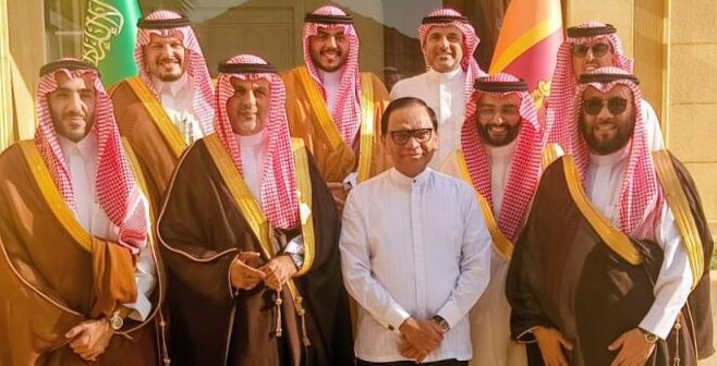 Ambassador Ameer Ajwad meets with members of the proposed Saudi - Sri Lanka Business Council to finalize arrangements