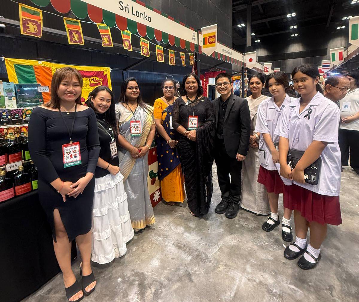 Embassy of Sri Lanka Promotes Sri Lankan Products and Tourism at the 70th YWCA Diplomatic Charity Bazaar in Bangkok