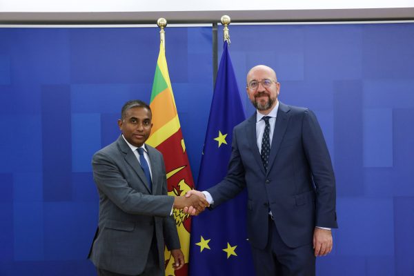 Ambassador Chandana Weerasena Presents Credentials to the President of the European Council