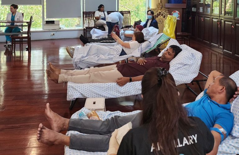 Blood Donation Campaign and Free Health Camp in the Philippines