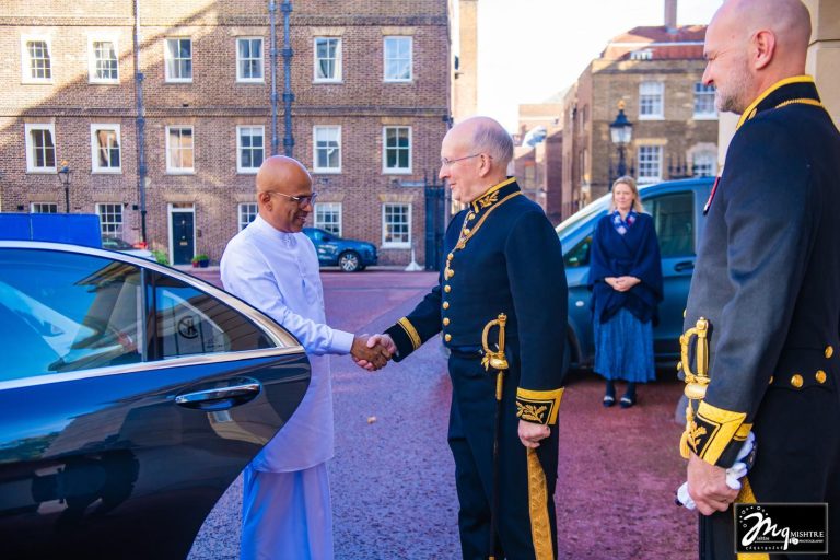 High Commissioner of Sri Lanka to the United Kingdom Nimal Senadheera Presents Credentials to His Majesty King Charles III