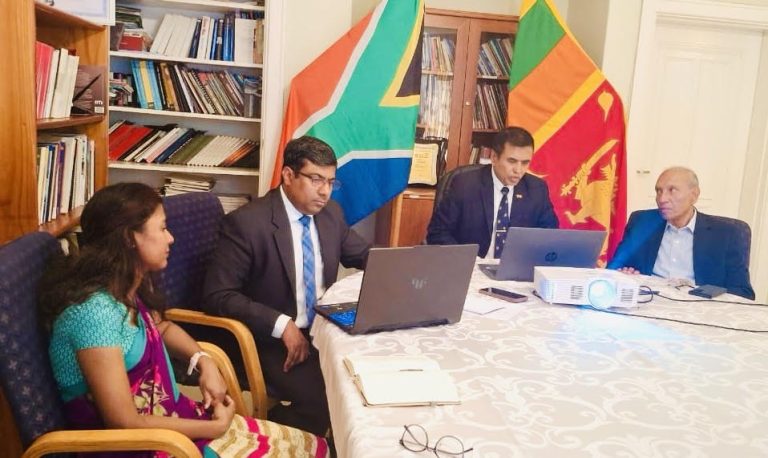 High Commission of Sri Lanka in Pretoria Holds Virtual Meeting with Honorary Consuls