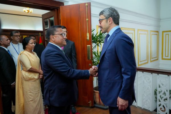 Sheikh Abdullah bin Zayed Al Nahyan, Deputy Prime Minister and Minister of Foreign Affairs of the UAE concludes official Visit to Sri Lanka
