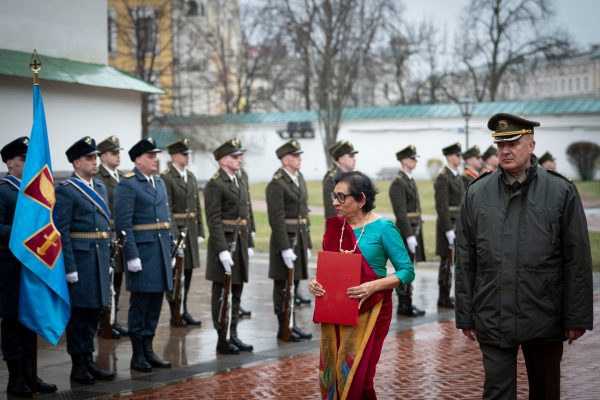 Ambassador of Sri Lanka Presents Letter of Credence to the President of Ukraine