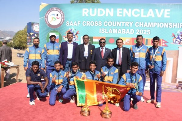 Sri Lankan athletes shine at SAAF Cross Country Championship – 2025 in Islamabad