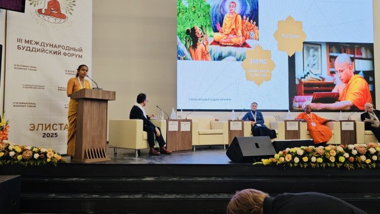 Sri Lanka participates at III International Buddhist Forum in Kalmykia, Russia