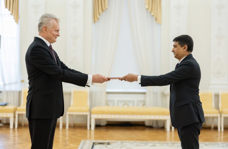 Sri Lanka’s Ambassador to Lithuania presents Credentials