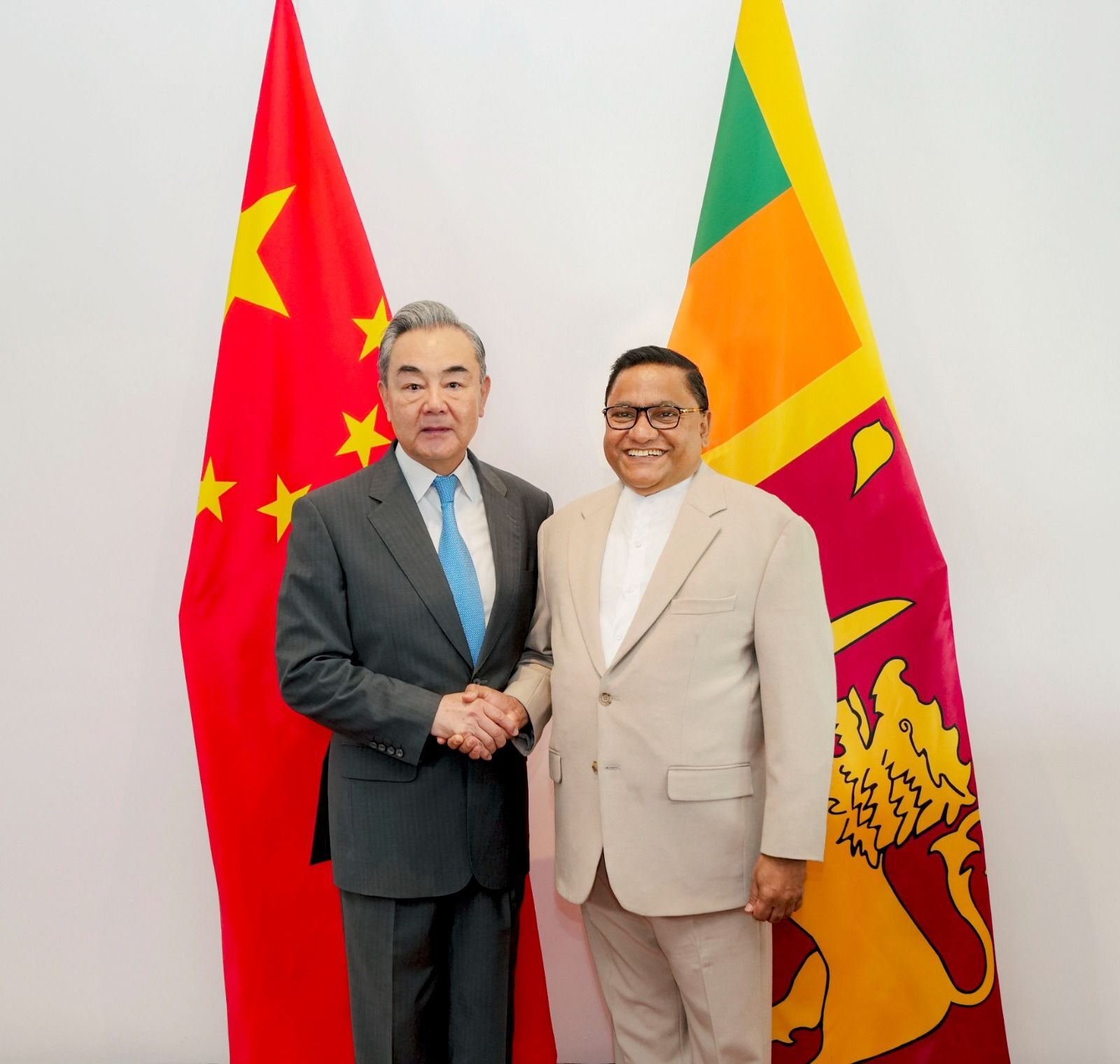 Chinese Foreign Minister Wang Yi expresses optimism that Sri Lanka is on the right path to progress