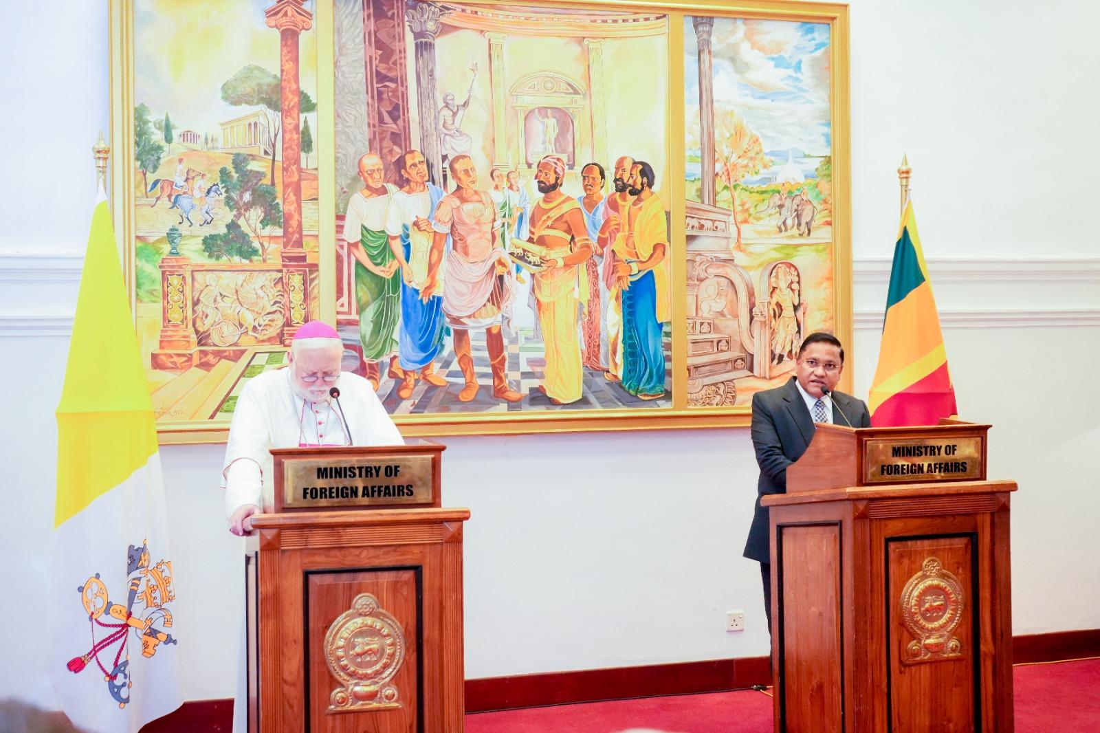 Secretary for Relations with States and International Organizations of the Holy See, His Excellency Archbishop Paul Richard Gallagher concludes Official Visit to Sri Lanka