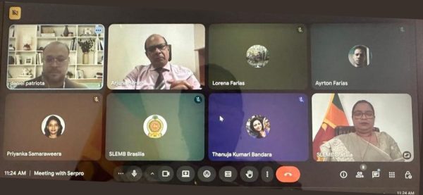 Sri Lanka enhances relations with Serviço Federal de Processamento de Dados (Federal Data Processing Service – SERPRO) of Brazil