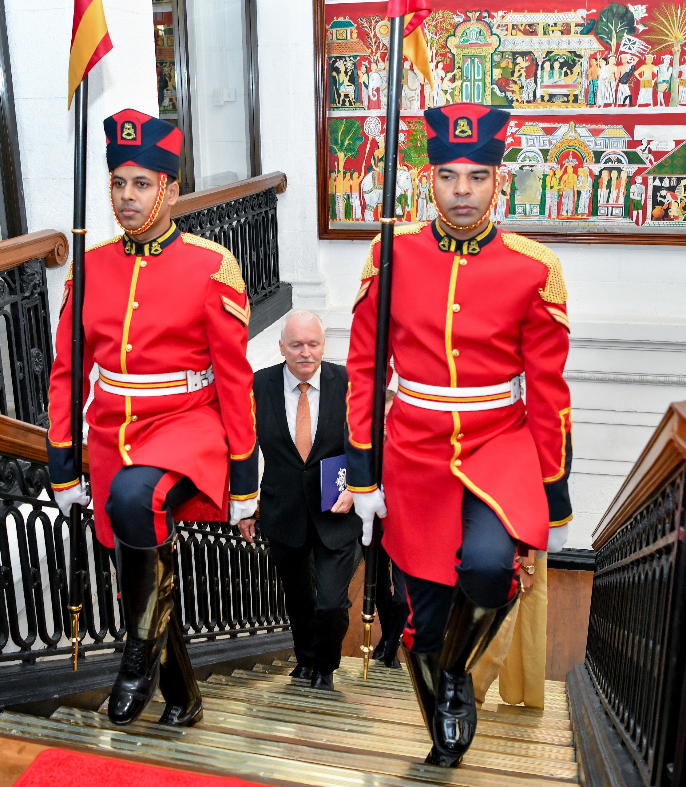 The Ambassador of the Kingdom of the Netherlands presents Credentials to Sri Lanka 