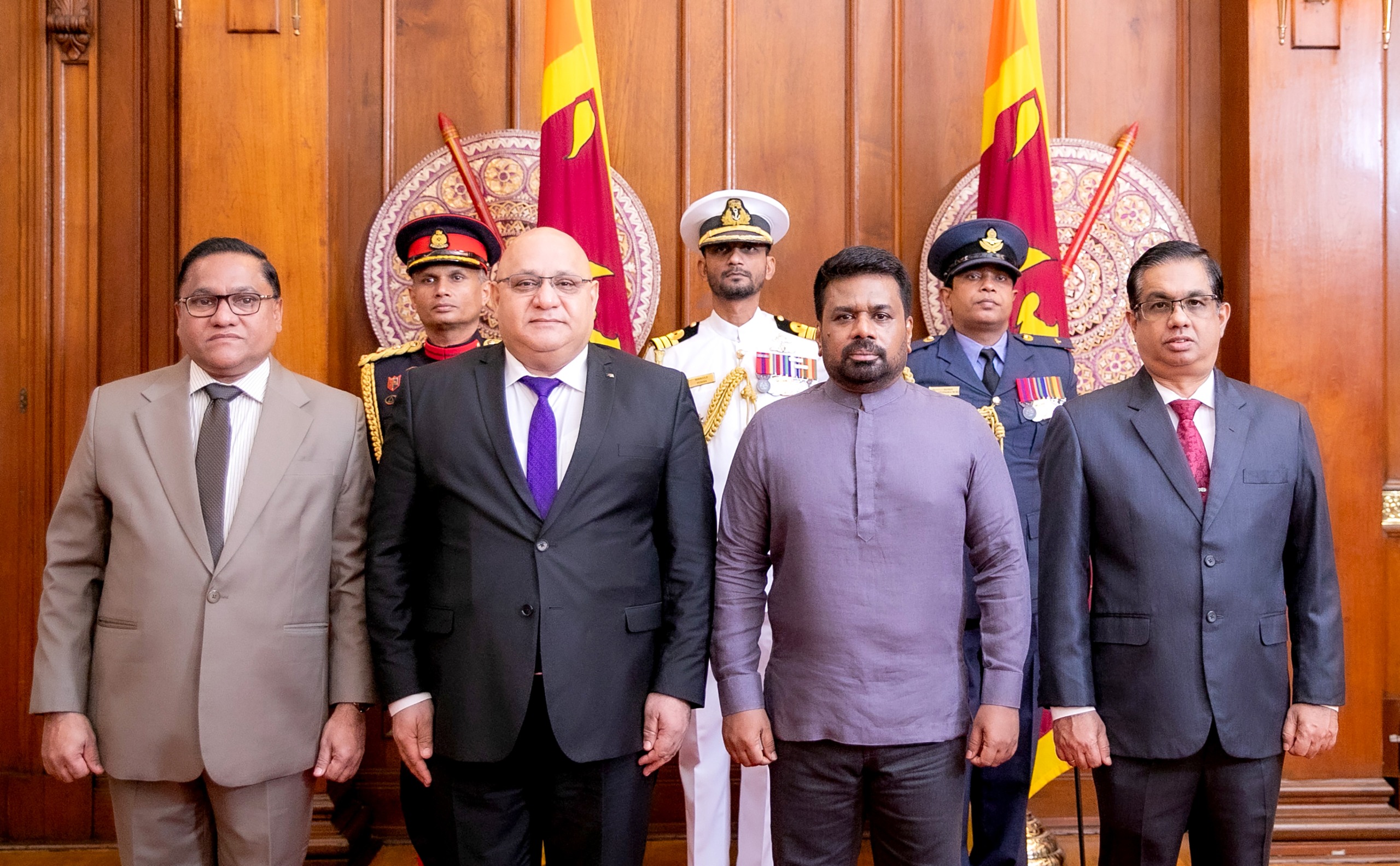 The Ambassador of the People's Democratic Republic of Algeria presents Credentials to Sri Lanka 