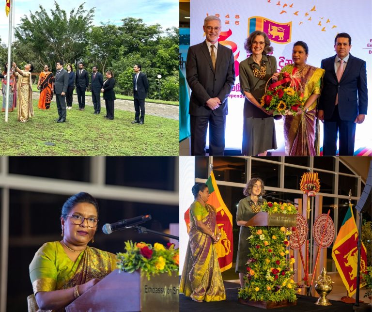 Secretary for Asia and the Pacific Ambassador Susan Kleebank of the Ministry of Foreign Affairs of Brazil inaugurates the historic Occasion of Celebration of the 78th Anniversary of the Independence of Sri Lanka in Brasilia on 06th February, 2026