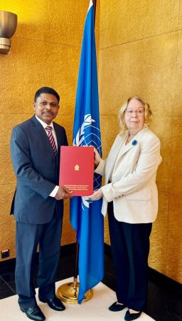 Ambassador Sumith Dassanayake Presents Credentials to the Director General of the United Nations Office at Geneva 1