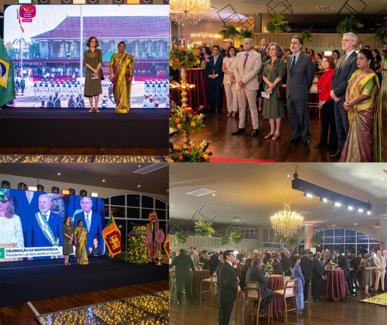 Secretary for Asia and the Pacific Ambassador Susan Kleebank of the Ministry of Foreign Affairs of Brazil inaugurates the historic Occasion of Celebration of the 78th Anniversary of the Independence of Sri Lanka in Brasilia on 06th February, 2026