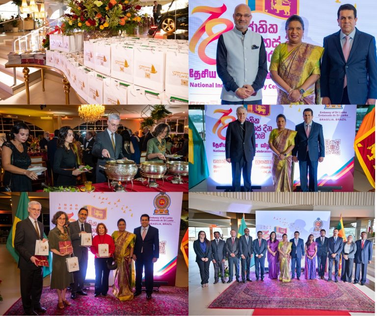 Secretary for Asia and the Pacific Ambassador Susan Kleebank of the Ministry of Foreign Affairs of Brazil inaugurates the historic Occasion of Celebration of the 78th Anniversary of the Independence of Sri Lanka in Brasilia on 06th February, 2026