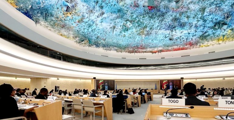 Foreign Minister Ali Sabry addresses the High-level Segment of the 55th Session of the UN Human Rights Council