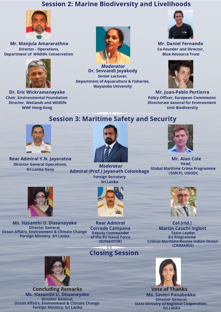 State Minister of Regional Co-operation Tharaka Balasuriya delivers the keynote address