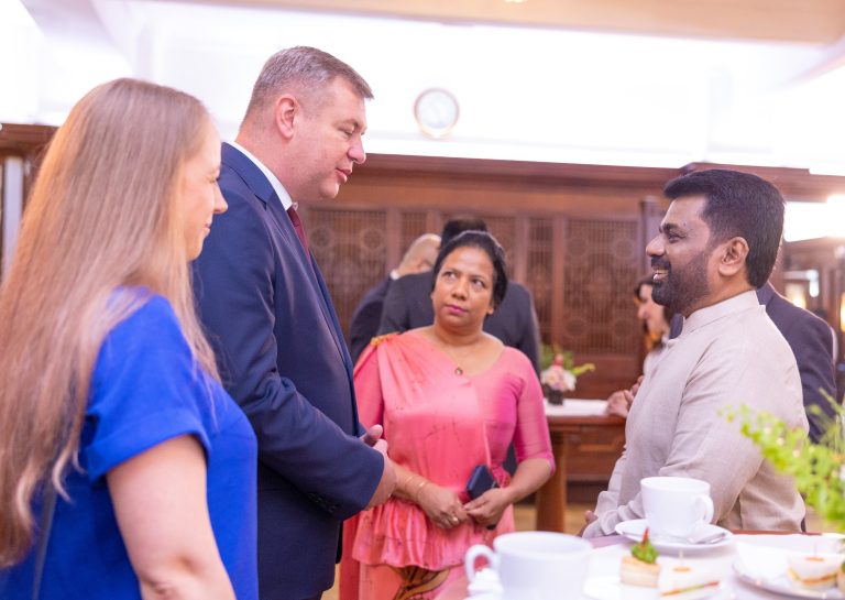 The Ambassador of the Republic of Belarus presents Credentials to Sri Lanka