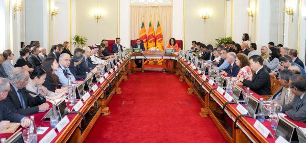 Prime Minister and Foreign Minister brief the Diplomatic Community on Flood Relief efforts and plans for rehabilitation and reconstruction