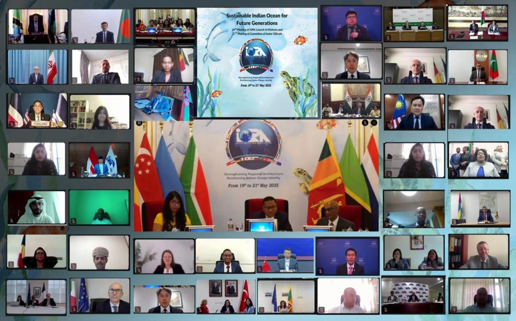 24th Council of Ministers Meeting of the Indian Ocean Rim Association (IORA) 21 May 2025, Colombo /Virtual Forma