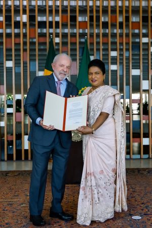 Newly appointed Ambassador of Sri Lanka to Brazil